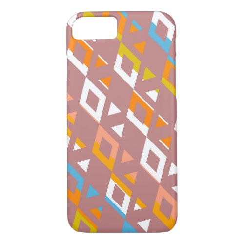 Decorative Geometric Mosaic Pattern 7 iPhone 87 Case