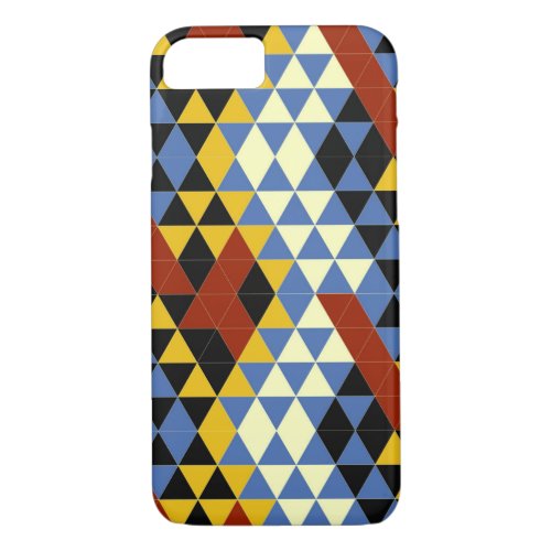 Decorative Geometric Mosaic Pattern iPhone 87 Case