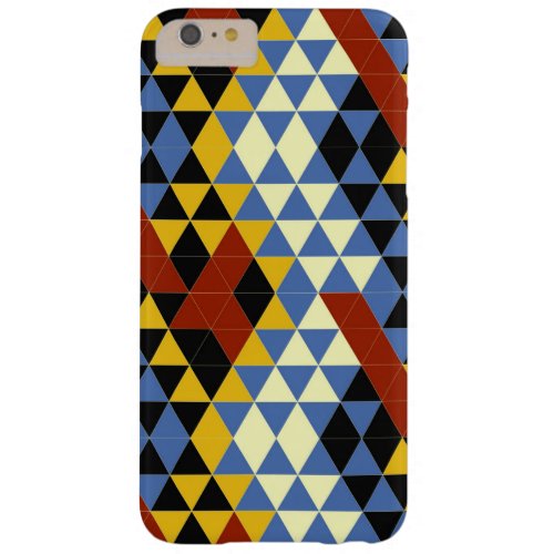 Decorative Geometric Mosaic Pattern Barely There iPhone 6 Plus Case