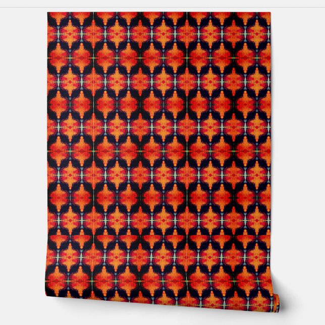 Decorative Geometric Patterns Wallpaper (Unrolling)