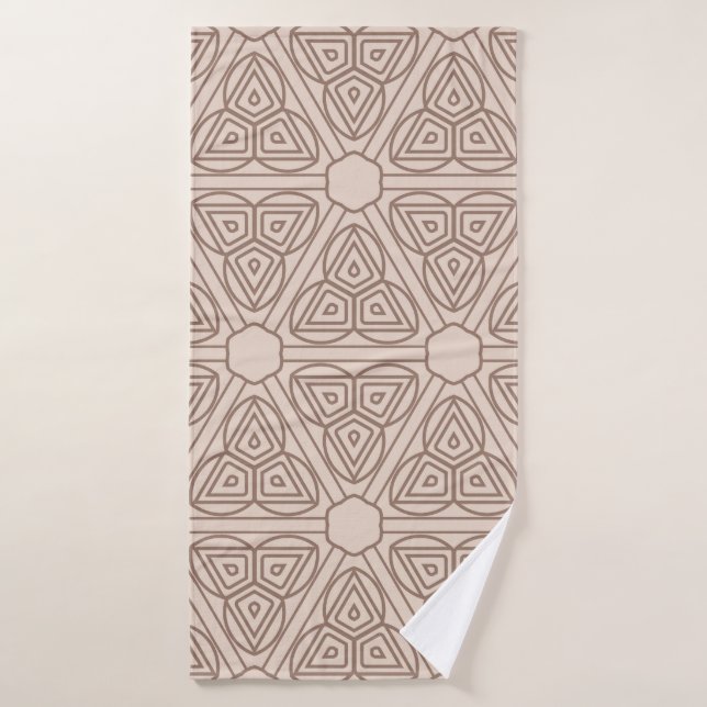 decorative geometric seamless pattern. illustratio bath towel (Bath Towel)