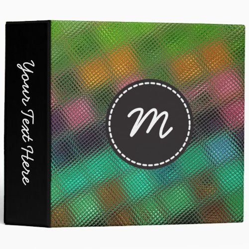 Decorative Geometric Tiles Mosaic Pattern 9 Binder