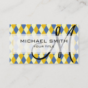 Decorative Geometric Tiles Mosaic Pattern Business Card
