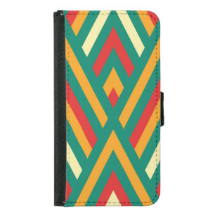 Decorative Geometric: Vintage Abstract Seamless. Samsung Galaxy S5 Wallet Case