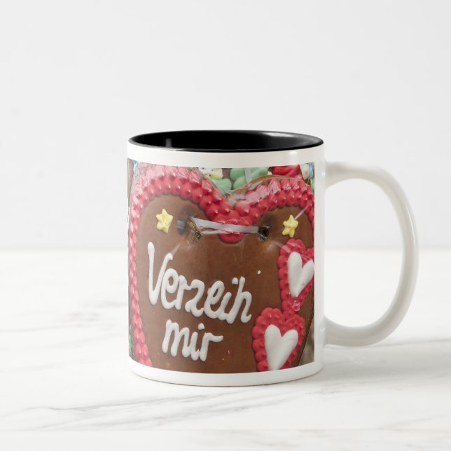 Decorative gingerbread cookies Two-Tone coffee mug (Right)