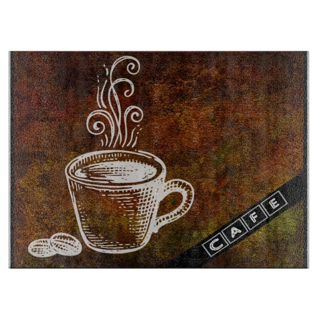 Decorative Glass Cutting Board (Front)