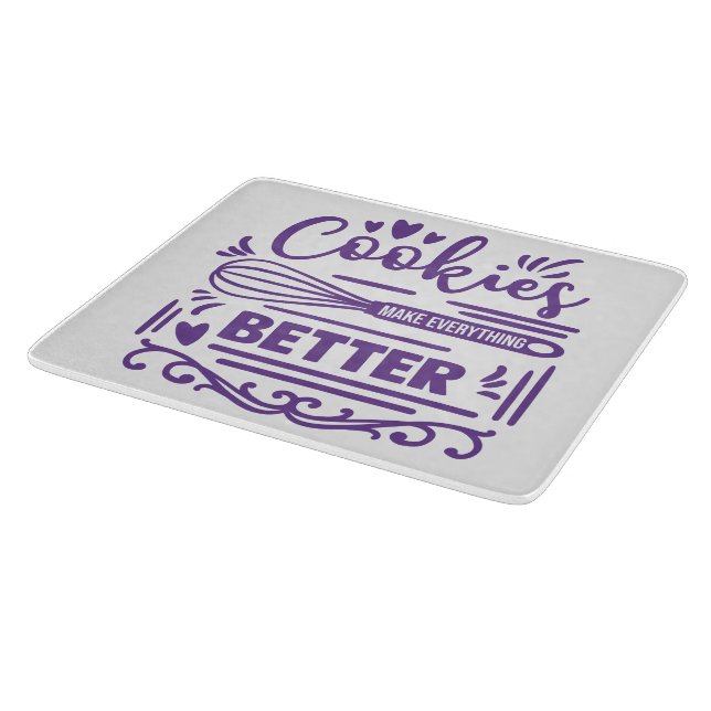 Decorative Glass Cutting Board 12" (Corner)