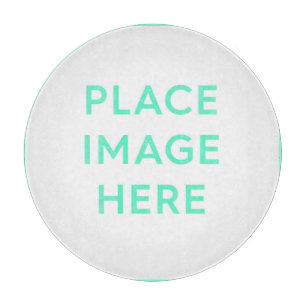 Decorative Glass Cutting Board 12"