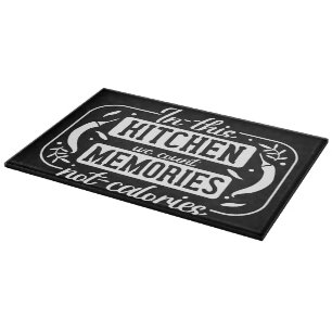 Decorative Glass Cutting Board 15"x11"