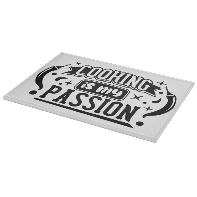 Decorative Glass Cutting Board 15"x11" (Corner)