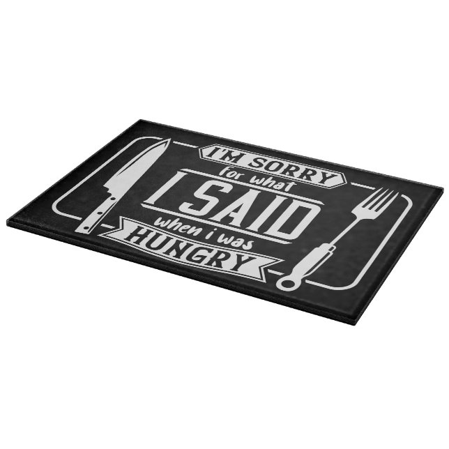 Decorative Glass Cutting Board 15"x11" (Corner)