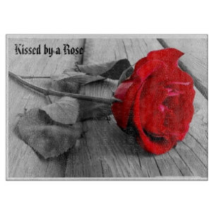 Decorative Glass Cutting Board 15"x11"