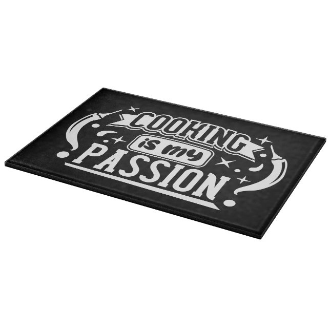 Decorative Glass Cutting Board 15"x11" (Corner)