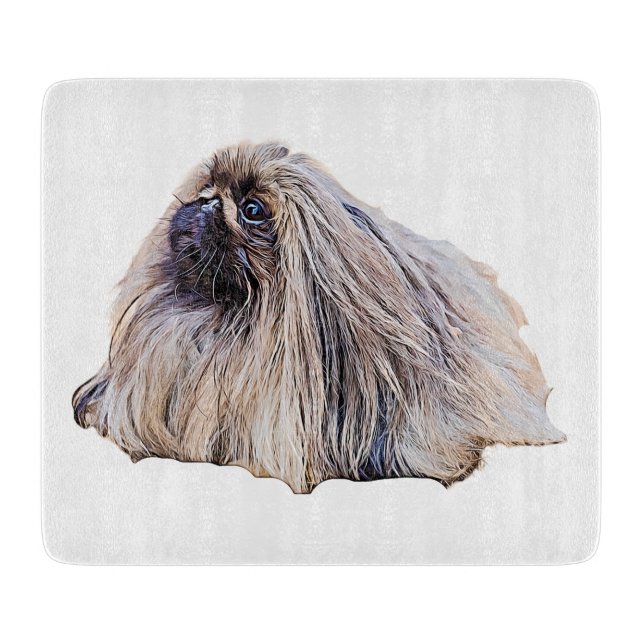 Decorative Glass Cutting Board 6"x7" (Front)