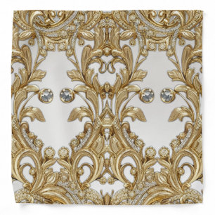 Decorative Gold Bandana