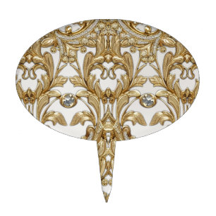 Decorative Gold Cake Topper