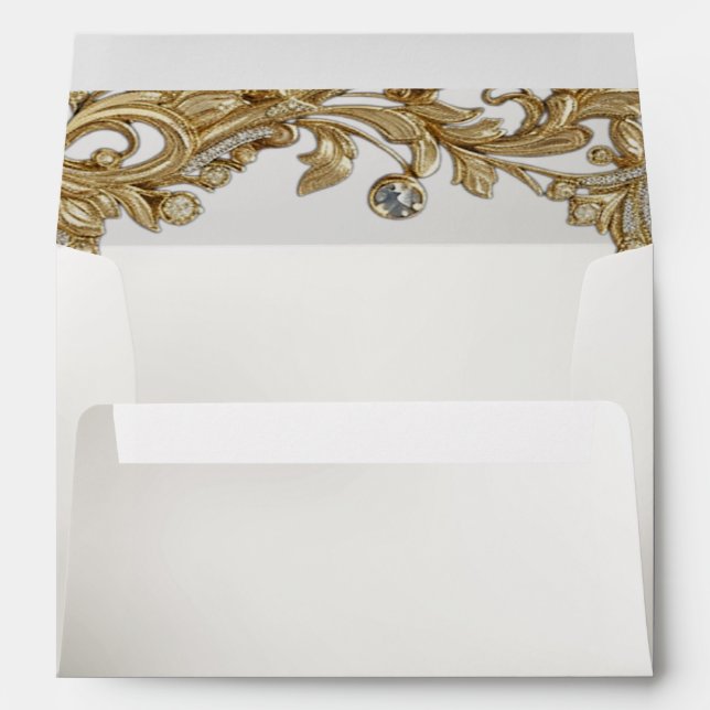 Decorative Gold Envelope (Back (Bottom))