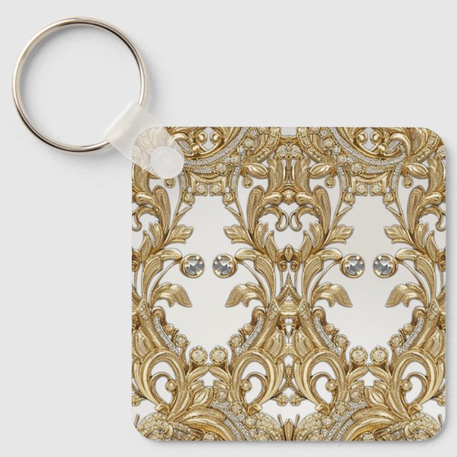 Decorative Gold Keychain (Front)