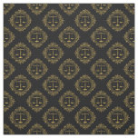 Decorative Gold Scales of Justice | Lawyer Fabric