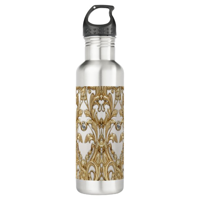 Decorative Gold Water Bottle (Front)