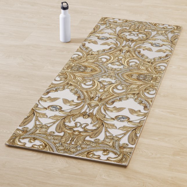 Decorative Gold Yoga Mat (In Situ)