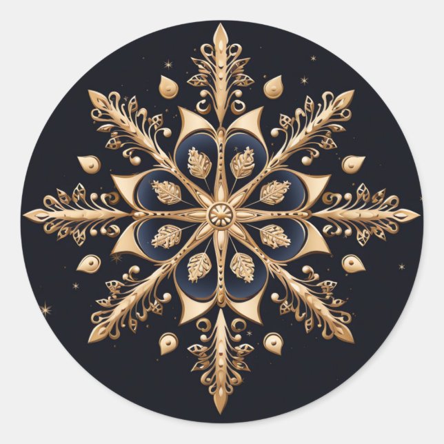 Decorative Golden Sticker (Front)