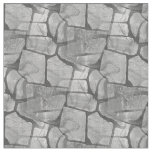 Decorative Grey Stone Paving Look Fabric