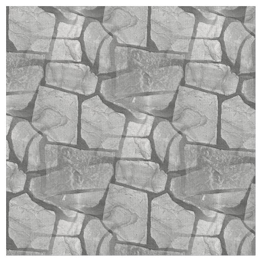 Decorative Grey Stone Paving Look Fabric