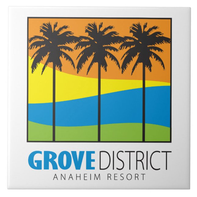 Decorative Grove District Tile - 6 x 6 (Front)