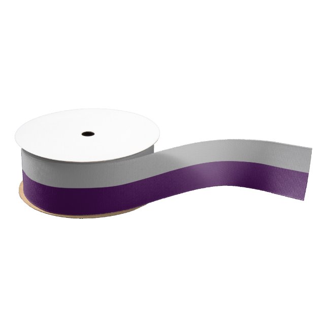  Decorative Half And Half  Grosgrain Ribbon (Spool)