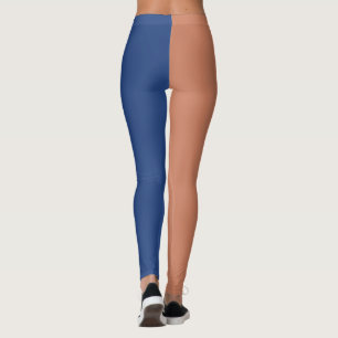  Decorative Half And Half  Leggings