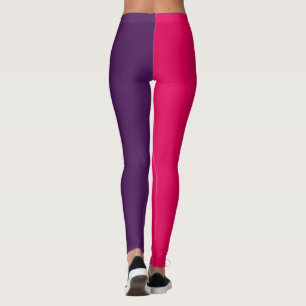  Decorative Half And Half  Leggings