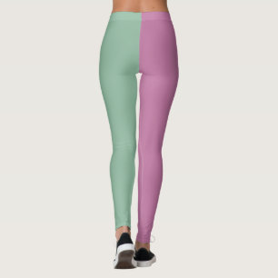Decorative Half And Half Leggings
