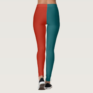  Decorative Half And Half  Leggings