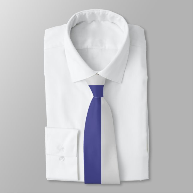  Decorative Half And Half  Neck Tie (Tied)