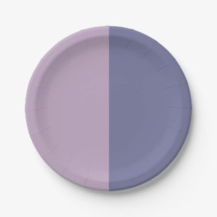 Decorative Half And Half  Paper Plates