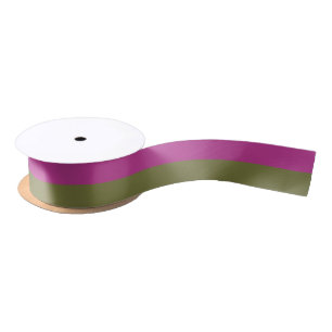 Decorative Half And Half Satin Ribbon