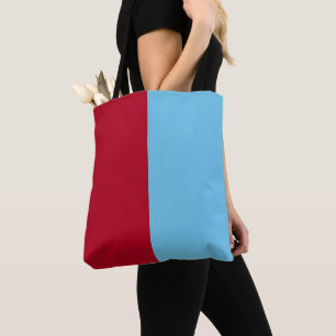 Decorative Half And Half Tote Bag