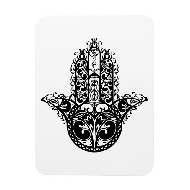Decorative Hamsa Design Magnet (Vertical)