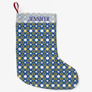Decorative Hanukkah Beauty Small Christmas Stocking