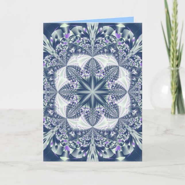 Decorative Happy Holidays card with text (Front)
