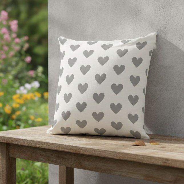 Decorative heart-patterned cushion (Creator Uploaded)
