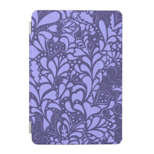 Decorative Hearts and Flourishes Pattern iPad Mini Cover