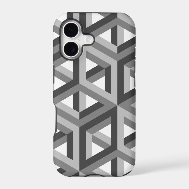 Decorative Hexagons Mosaic Pattern #5 Iphone Case (Back)