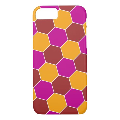 Decorative Hexagons Mosaic Pattern 8 iPhone 87 Case