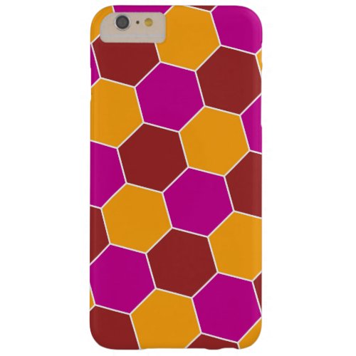 Decorative Hexagons Mosaic Pattern 8 Barely There iPhone 6 Plus Case