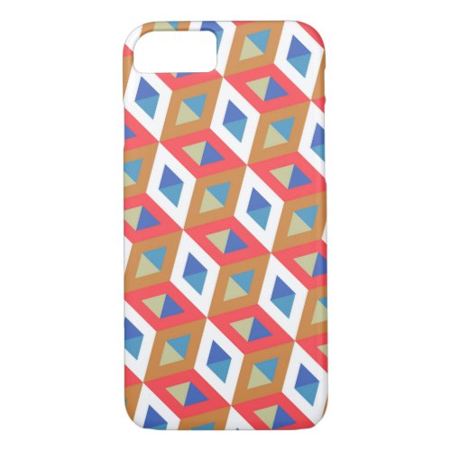 Decorative Hexagons Mosaic Pattern iPhone 87 Case