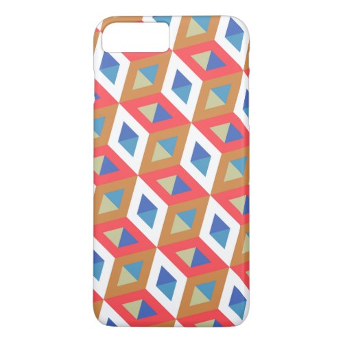 Decorative Hexagons Mosaic Pattern iPhone 8 Plus7 Plus Case