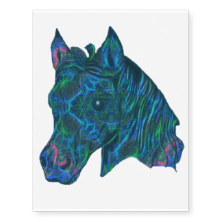 Decorative Horse-head Temporary Tattoos