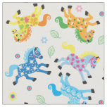 decorative horses fabric